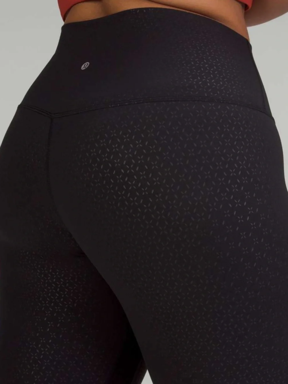 NWT lululemon Align High-Rise Pant 25” in Gradiate Geo Emboss Black 🖤 - Picture 4 of 6